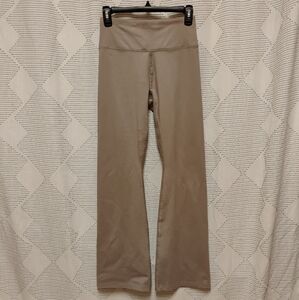 Calvin Klein Performance Stretch Taupe Yoga Pants Women's Size Small